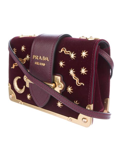 prada astrology bag replica|Prada cahier velvet shoulder bag.